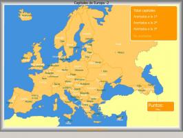 Juegos De Geograf A Juego De Capitales Europa Cerebriti