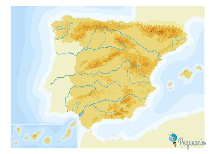 Juegos de Geografía Juego de Relieve España 3º Primaria Cerebriti