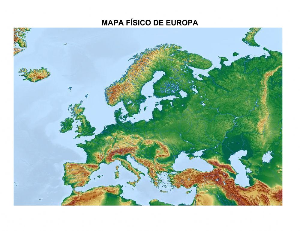 Juegos De Geografía Juego De Mapa Físico De Europa 31 Cerebriti 6931