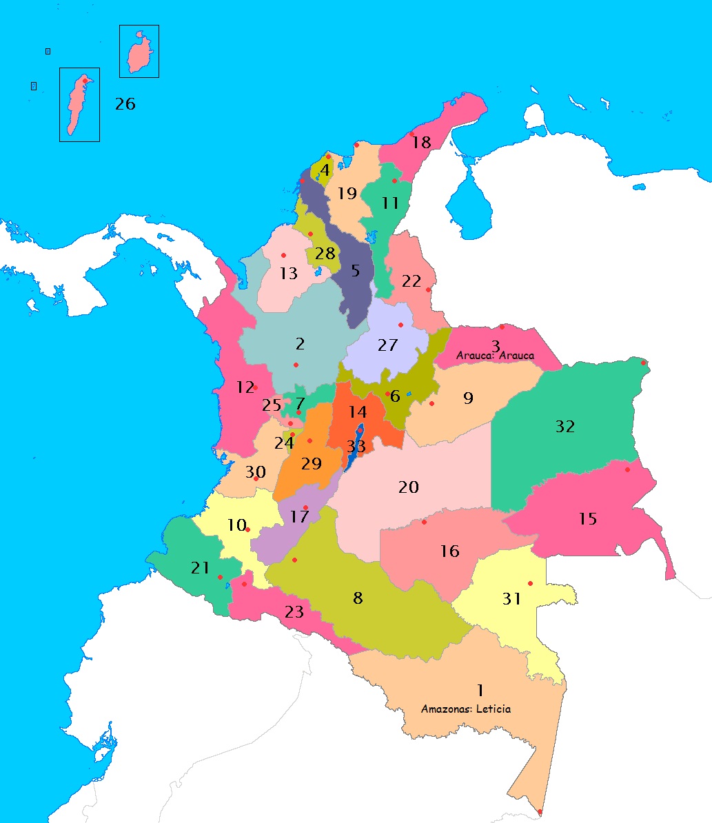Capitales De Colombia 6264