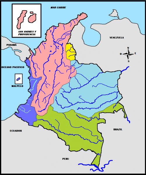 Juegos De Geografía Juego De Hidrografía Colombiana Cerebriti 1692