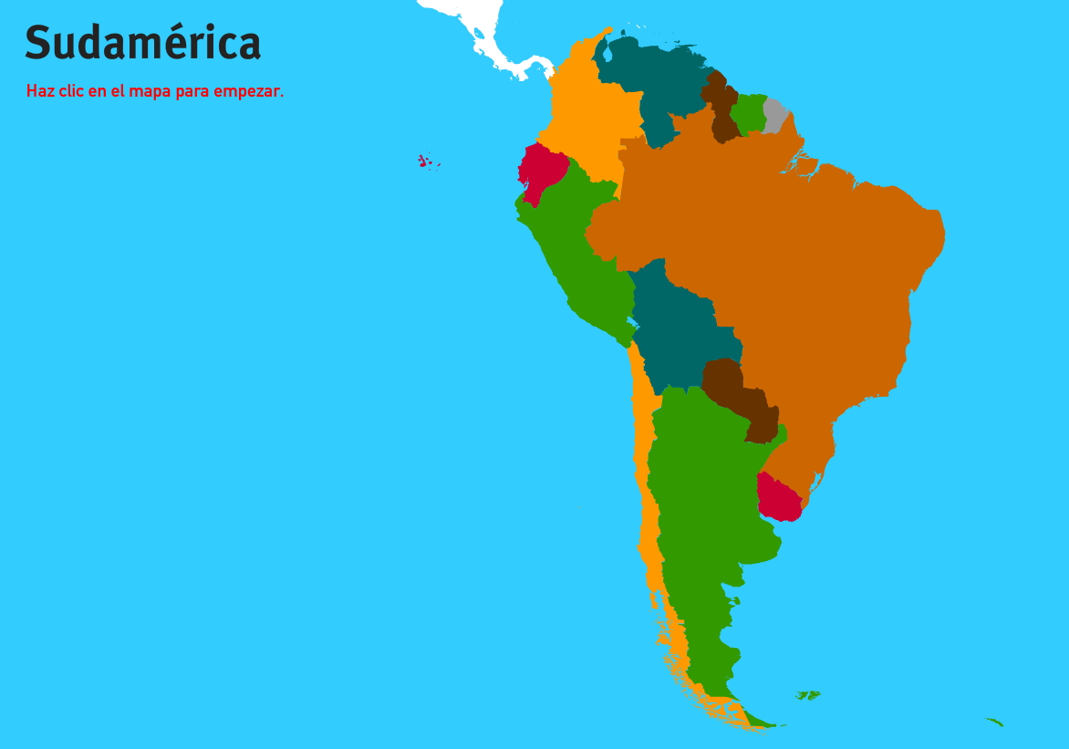 Juegos De Geografía Juego De Mapa De Sudamerica Cerebriti 9191