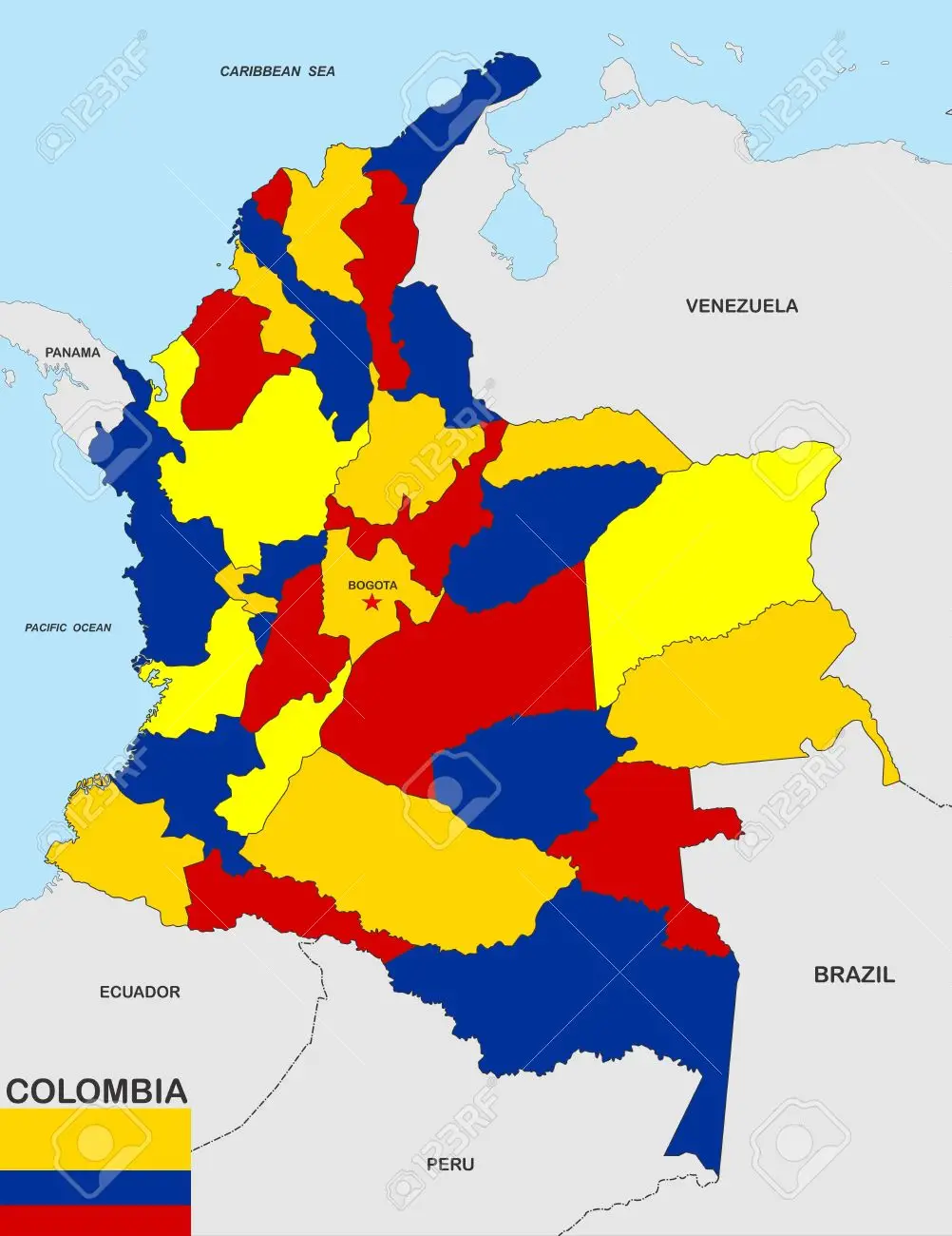 Juegos De Geografía Juego De Algunos Departamentos De Colombia Cerebriti 