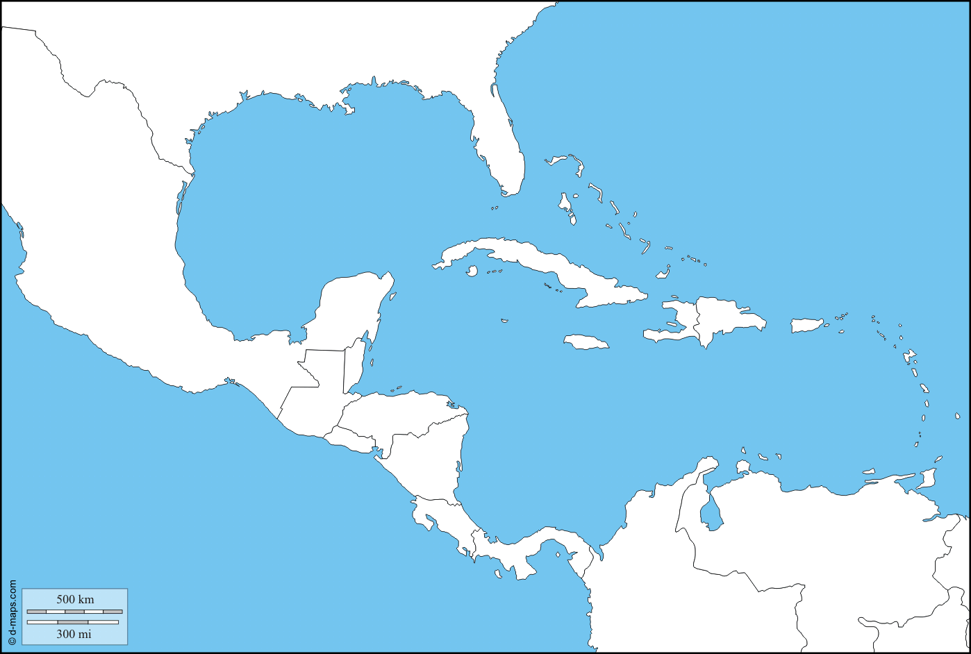 Juegos de Geografía | Juego de América Central y Caribe: Países y capitales  en el mapa | Cerebriti