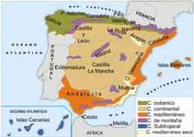 Juegos de Geografía Juego de Climas de España 5 Cerebriti