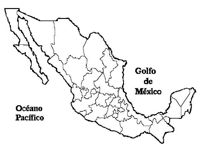 Juegos de Geografía | Juego de Estados de la república mexicana (I) |  Cerebriti