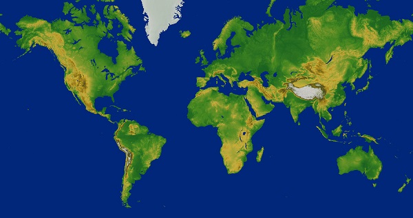Químico Boda Ventilar Juegos de Geografía | Juego de Interpreta: Mapa del relieve del mundo |  Cerebriti