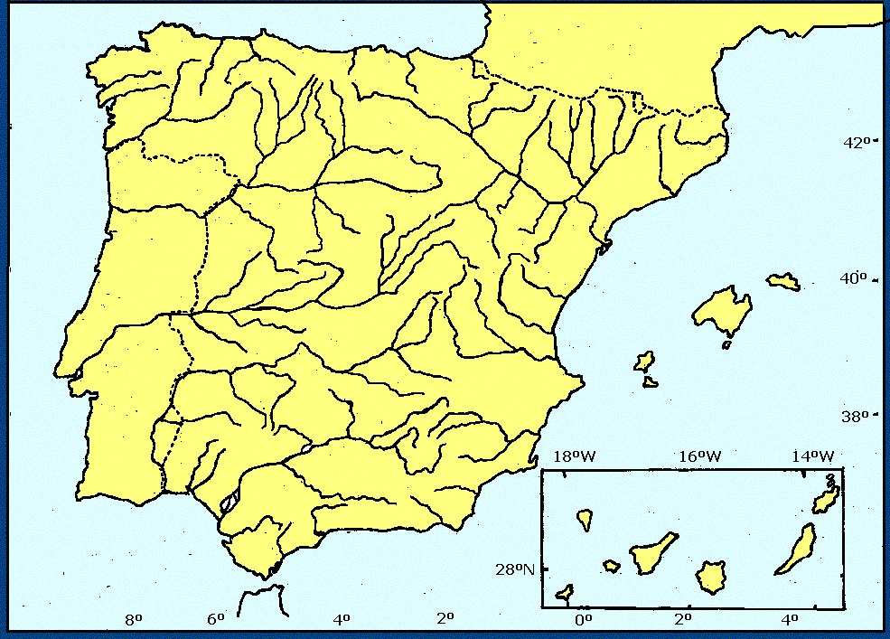Featured image of post Mapa Mudo Rios De Espa a Para Imprimir Una forma ideal para aprender la geograf a del estado espa ol al completo