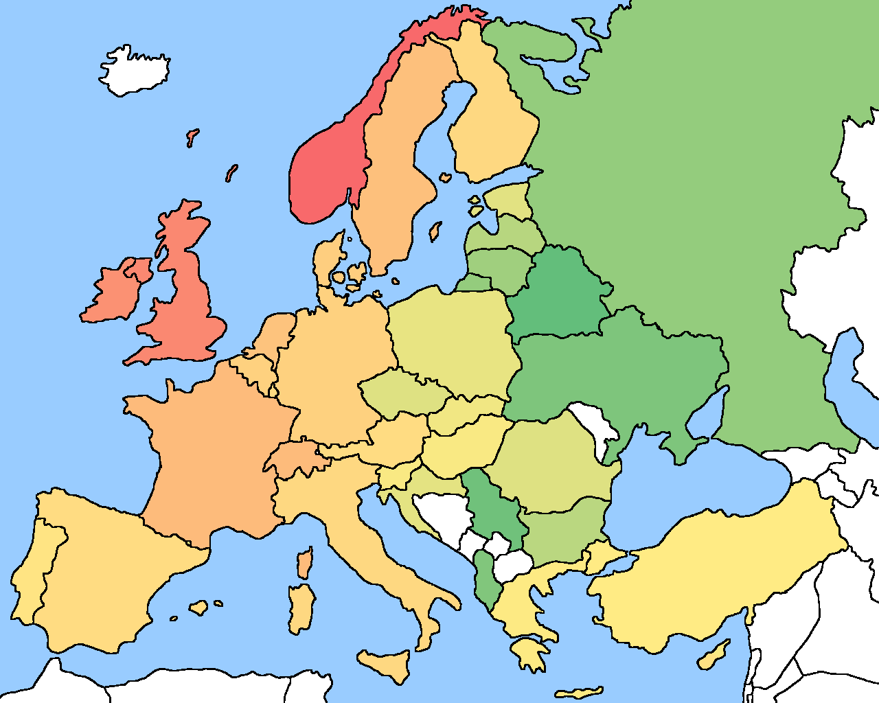 Juegos De Geografía Juego De Europa Mapa Cerebriti 1761