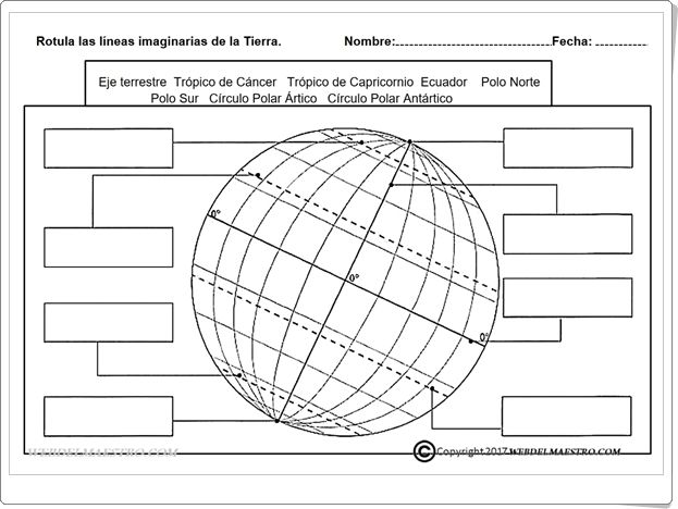 Juegos De Geografía Juego De Las Líneas Imaginarias De La Tierra Cerebriti 1368