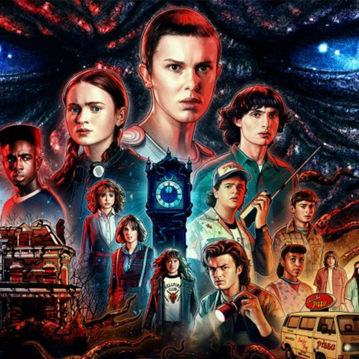 Juegos de Televisión | Juego de Stranger Things: Una la pista con la ...